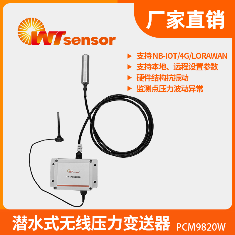 PCM9820W 潜水式无线压力变送器