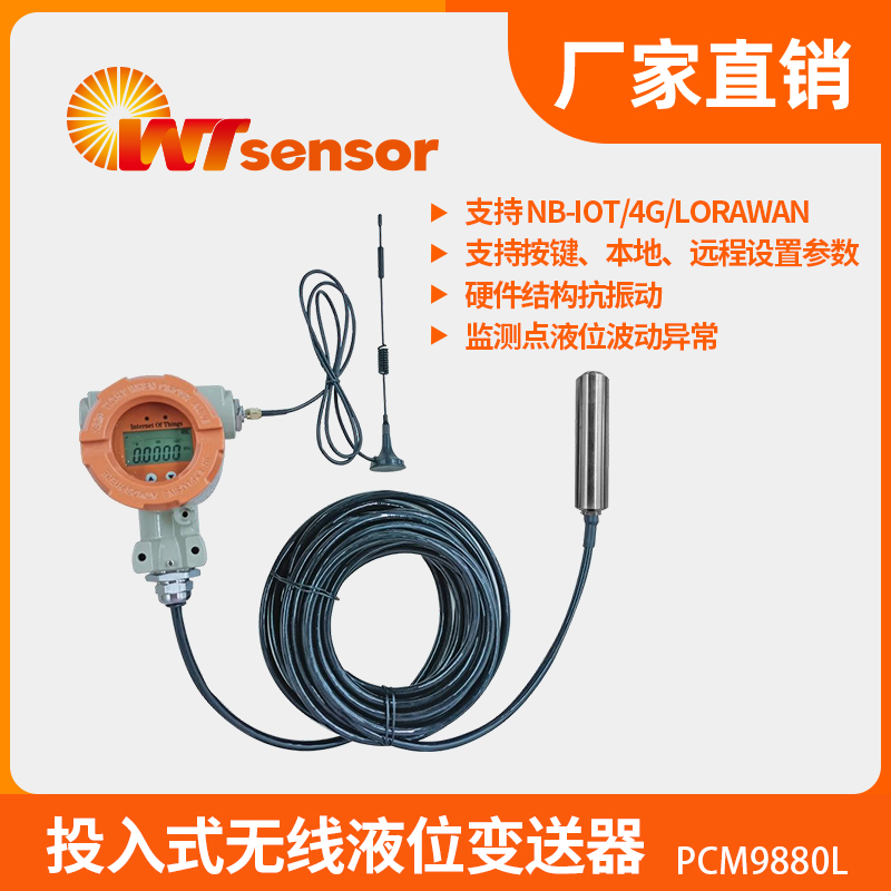 PCM9880L 投入式无线液位变送器