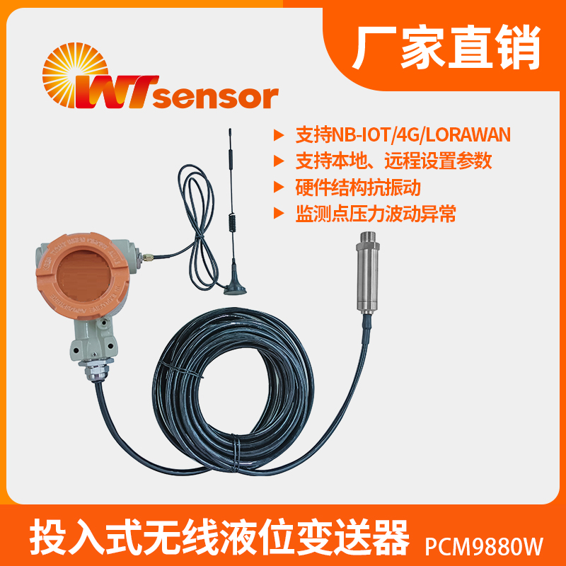 PCM9880W 潜水式无线压力变送器